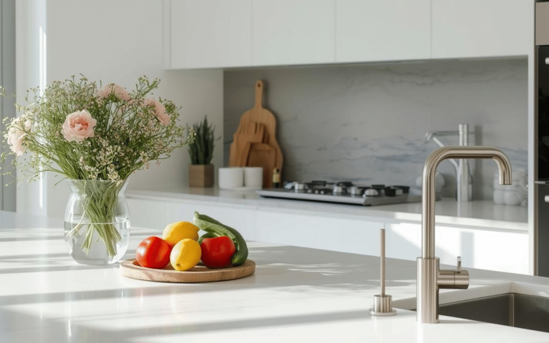 Encimera de cocina: materiales y ventajas comparadas